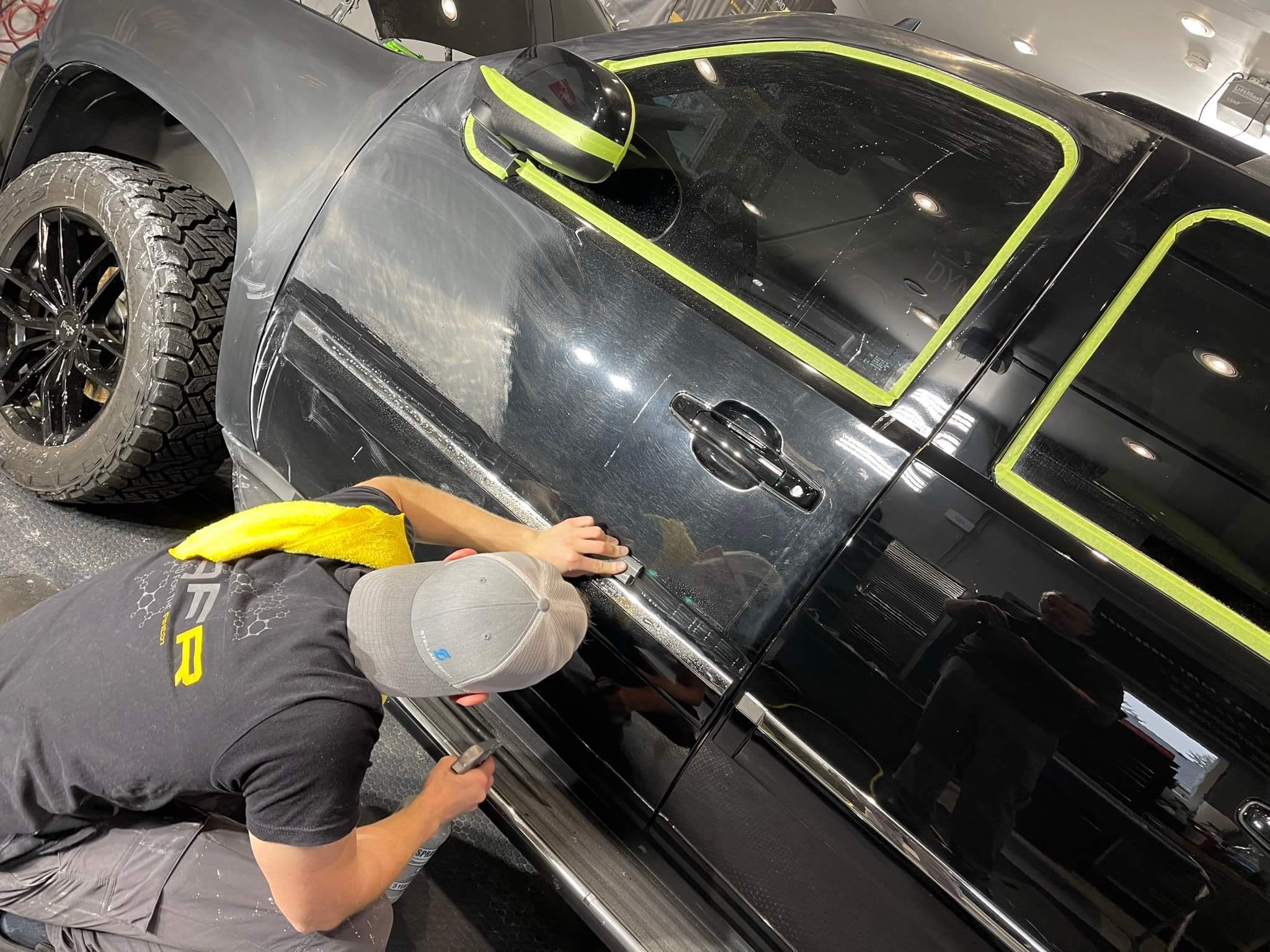 suv paint correction and polish